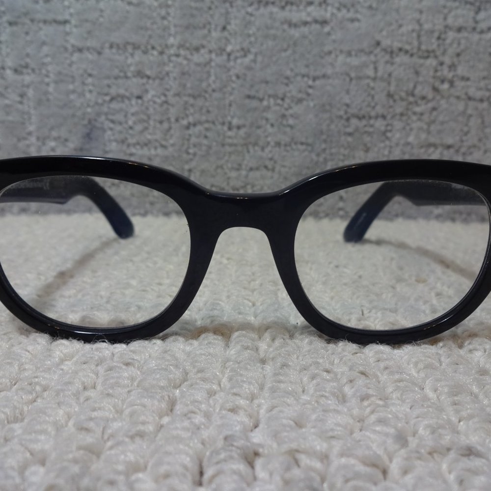 Tom Ford Black Unisex Eyeglasses 46-21-145 Blue Block Lenses 5558-B 001 "No Box"